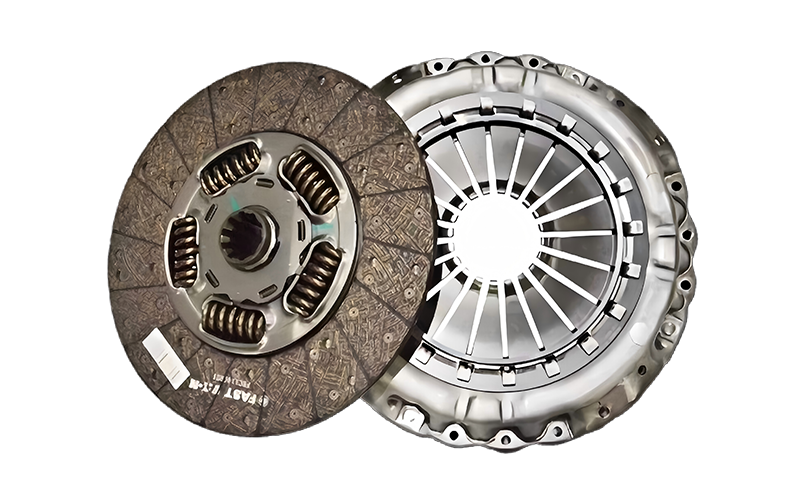 Push-type self-adjusting AMT clutch
