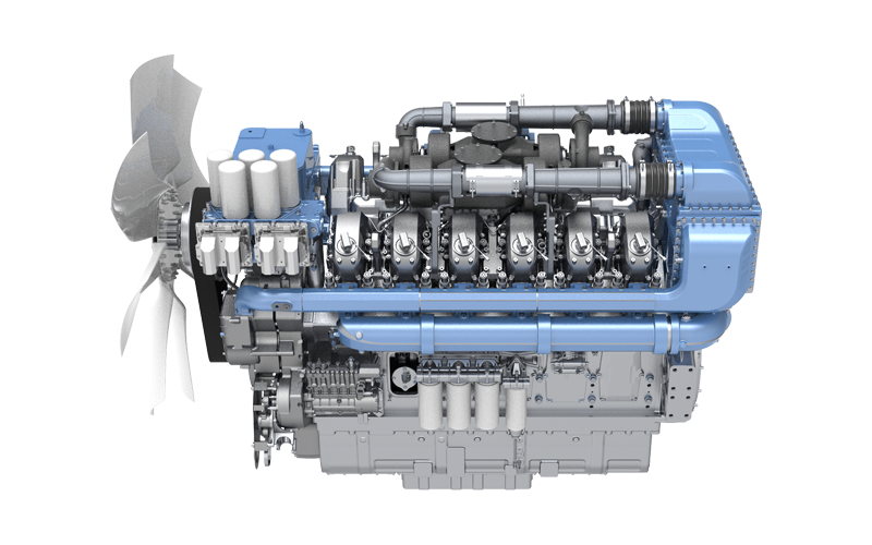 12M55 Engine for Railway Vehicle
