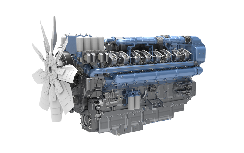 16M55 Engine for Railway Vehicle