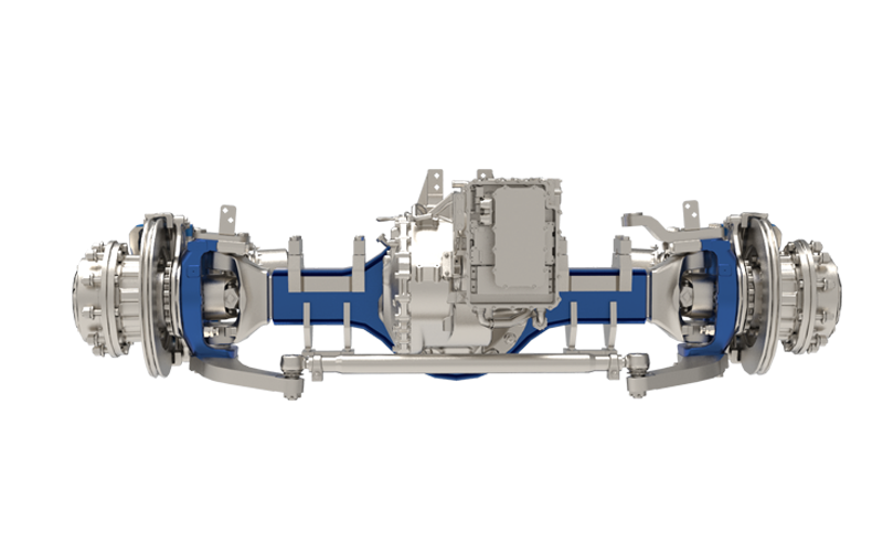 Dedicated axle for new energy cranes